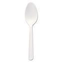 Bonus Polypropylene Cutlery, 5", Teaspoon, White