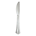 Heavyweight Plastic Knives, Silver, 7 1/2", Reflections Design, 600/Carton