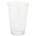 Classic Crystal Plastic Tumblers, 12 oz, Clear, Fluted, Tall, 20/Pack, 12 Packs/Carton