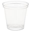 Comet Plastic Portion/Shot Glass, 1 oz, Clear, 50/Pack, 50 Packs/Carton