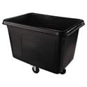 Cube Truck, 105 gal, 500 lb Capacity, Plastic, Black