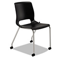 Motivate Four-Leg Stacking Chair, Supports 300 lb, 18.25