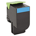 80C1XC0 Return Program Toner, 4,000 Page-Yield, Cyan