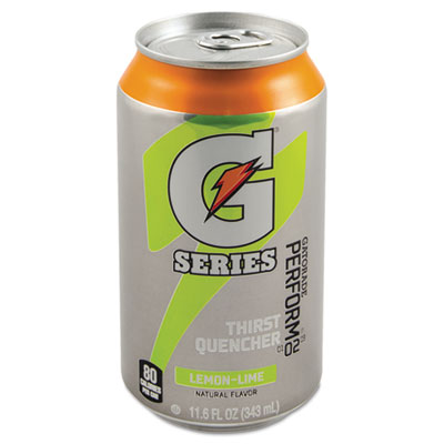 Thirst Quencher Can, Lemon-Lime, 11.6oz Can, 24/Carton