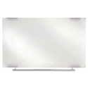 Clarity Glass Dry Erase Board with Aluminum Trim, 48 x 36, White Surface