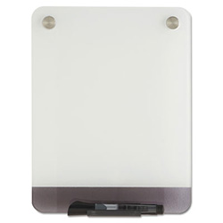 Clarity Personal Board, 9" x 12", White Surface, Satin Aluminum Frame