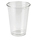 Clear Plastic PETE Cups, 10 oz, WiseSize, 25/Pack, 20 Packs/Carton