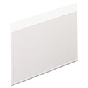 Self-Adhesive Pockets, 3 x 5, Clear Front/White Backing, 100/Box