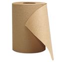 Hardwound Roll Towels, 1-Ply, 8" x 300 ft, Brown, 12 Rolls/Carton