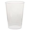 Comet Plastic Tumbler, Tall, 7 oz, Clear, 25/Pack, 20 Packs/Carton