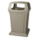 Ranger Fire-Safe Container, 45 gal, Structural Foam, Beige