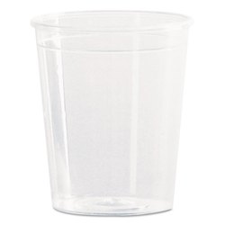 Comet Plastic Portion/Shot Glass, 2 oz, Clear, 50/Pack, 50 Packs/Carton