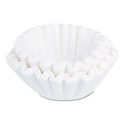 Commercial Coffee Filters, 6 gal Urn Style, Flat Bottom, 25/Cluster, 10 Clusters/Pack