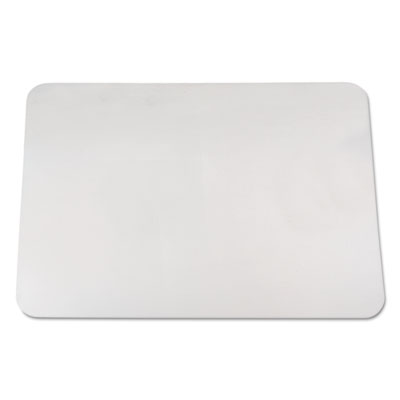 KrystalView Desk Pad with Antimicrobial Protection, Glossy Finish, 24 x 19, Clear