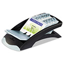 VISIFIX Desk Business Card File, Holds 200 4 1/8 x 2 7/8 Cards, Graphite/Black