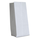 Grocery Paper Bags, #16 Size, 7.75" x 4.81" x 16", White, 500/Bundle