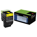 70C1XY0 Return Program Extra High-Yield Toner, 4,000 Page-Yield, Yellow