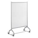 Rumba Whiteboard Collaboration Screen, 36" x 48", White Surface, Powder-Coated Aluminum Frame