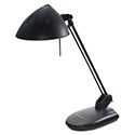 High-Output Three-Level Halogen Desk Lamp, 6.75"w X 9"d X 20.25"h, Matte Black