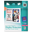 Top-Load Display Sheet Protectors, Letter, 10/pack