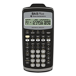 BAIIPlus Financial Calculator, 10-Digit LCD