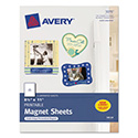 Printable Magnet Sheets, 8.5 x 11, White, 5/Pack