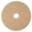 Ultra High-Speed Natural Blend Floor Burnishing Pads 3500, 21" Diameter, Tan, 5/carton