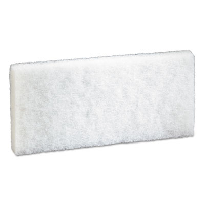 Doodlebug Scrub Pad, 4.63 x 10, White, 5/Pack, 4 Packs/Carton