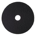 Low-Speed High Productivity Floor Pads 7300, 18" Diameter, Black, 5/Carton