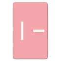 AlphaZ Color-Coded Second Letter Alphabetical Labels, I, 1 x 1.63, Pink, 10/Sheet, 10 Sheets/Pack