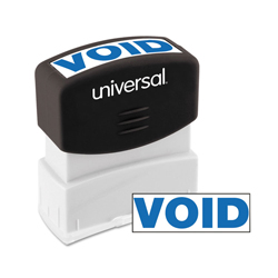 Message Stamp, VOID, Pre-Inked One-Color, Blue