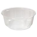 Microwavable Deli Containers, 8 oz, 4.6 Diameter x 1.8 h, Clear, Plastic, 500/Carton