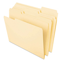 Deluxe Heavyweight File Folders, 1/3-Cut Tabs: Assorted, Legal Size, 0.75" Expansion, Manila, 50/Pack