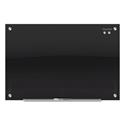 Infinity Magnetic Glass Marker Board, 72" x 48", Black Surface