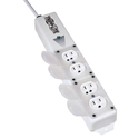 Medical-Grade Power Strip for Patient-Care Vicinity, 4 Outlets, 15 ft Cord