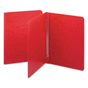 Prong Fastener Premium Pressboard Report Cover, Two-Piece Prong Fastener, 3" Capacity, 8.5 x 11, Bright Red/Bright Red
