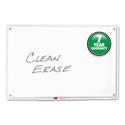 Iq Total Erase Board, 11 X 7, White, Clear Frame