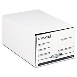 Economy Storage Drawer Files, Legal Files, White, 6/Carton