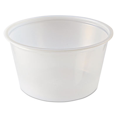 Portion Cups, 2 oz, Clear, 250/Sleeve, 10 Sleeves/Carton