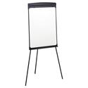 Magnetic Dry Erase Easel, 27" x 35", Graphite Surface, Graphite Gray Plastic Frame