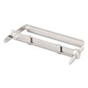 Two-Piece Two-Prong Paper Fastener Base and Compressor Sets, 1" Capacity, 2.75" Center to Center, Silver, 50/Box