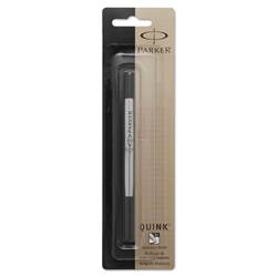 Refill for Parker Roller Ball Pens, Medium Conical Tip, Black Ink