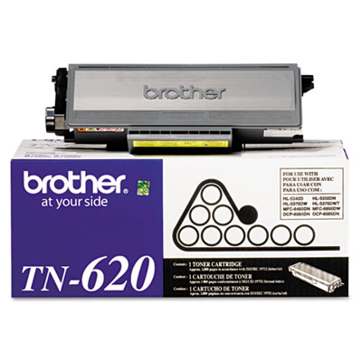 TN620 Toner, 3,000 Page-Yield, Black