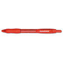 Profile Ballpoint Pen, Retractable, Bold 1.4 mm, Red Ink, Translucent Red Barrel, Dozen