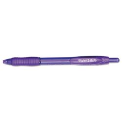 Profile Ballpoint Pen, Retractable, Bold 1.4 mm, Purple Ink, Translucent Purple Barrel, Dozen