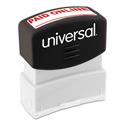 Message Stamp, PAID ONLINE, Pre-Inked One-Color, Red