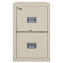 Patriot by FireKing Insulated Fire File, 1-Hour Fire Protection, 2 Legal/Letter File Drawers, Parchment, 17.75 x 25 x 27.75