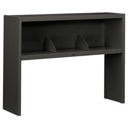 38000 Series Stack On Open Shelf Hutch, 48w x 13.5d x 34.75h, Charcoal