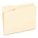 Interior File Folders, 1/3-Cut Tabs, Letter Size, Manila, 100/Box
