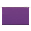 Deluxe Bright Color Hanging File Folders, Legal Size, 1/5-Cut Tabs, Violet, 25/Box
